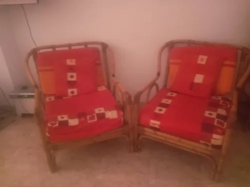Vente salon en osier