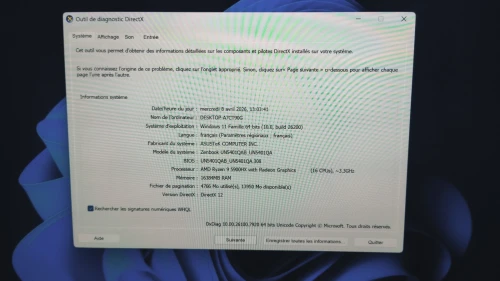 ASUS Zenbook 14X Ryzen 9 5900HX 16/1Tb ssd nvme Oled Tactile