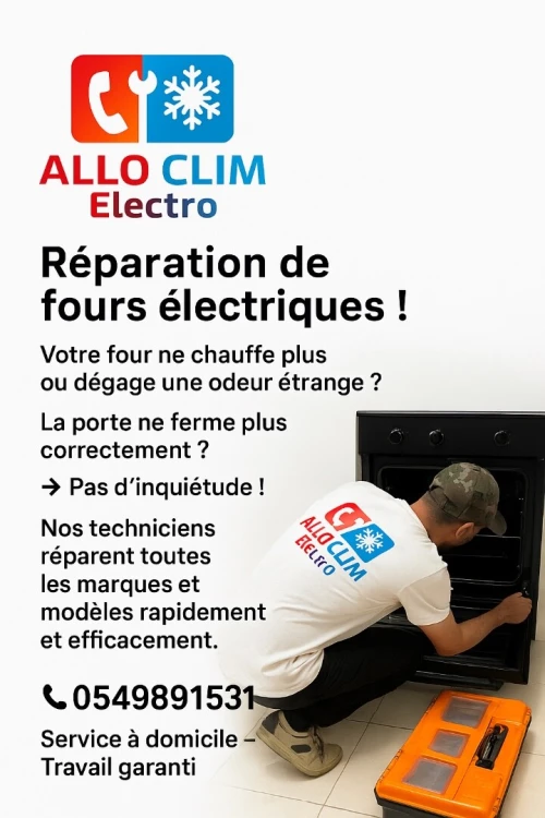 Réparation de four électrique à domicile 