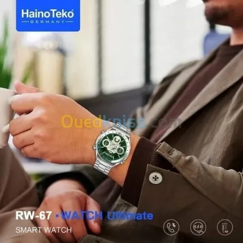 HainoTeko RW-67 Watch Ultimate Smartwatch Amoled avec GPS & Alarme prière