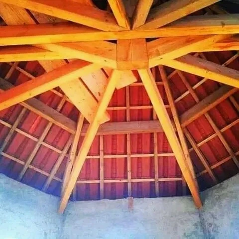 تركيب القرميد Charpent en bois