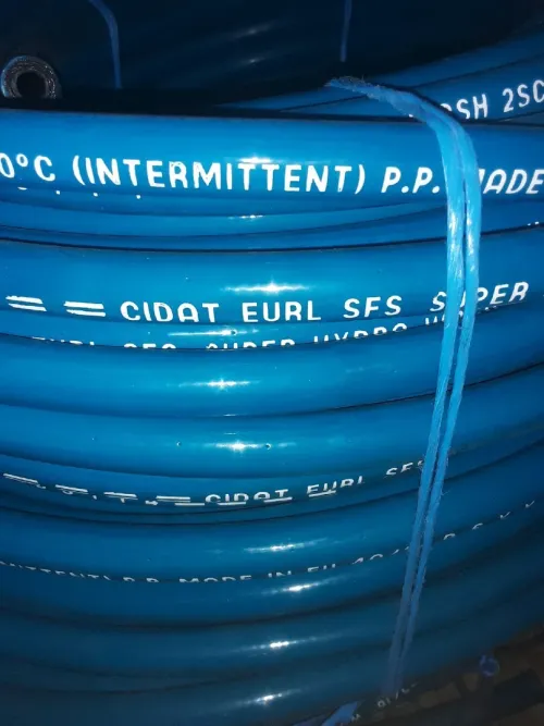 Tuyau 08 R2 lavage super 400 bar bleu