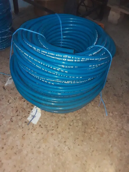Tuyau 08 R2 lavage super 400 bar bleu