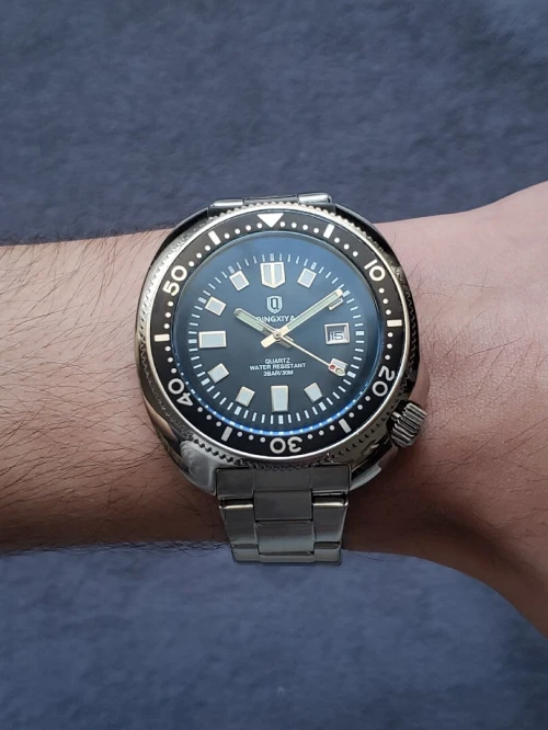 Montre diver homme 40mm noir original