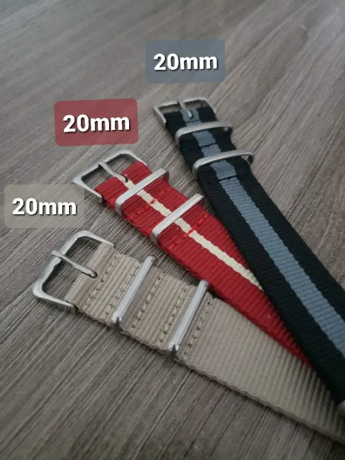 Bracelets NATO de haute qualité - 18mm | Confort & Durabilité