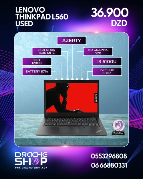 LAPTOP LENOVO THINKPAD L560 USED