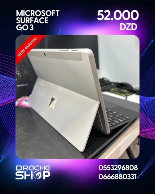 Microsoft Surface touchscreen 2-in-1, Surface Go 3 10.5 pouces Pentium Gold 6500Y RAM 8Gb DDR3