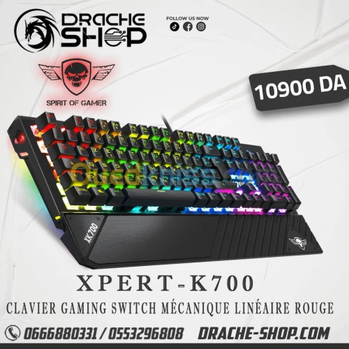 Clavier Gaming Mécanique Switch Rouge 