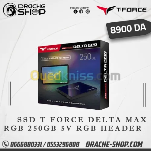 SSD T-FORCE DELTA MAX 250G RGB