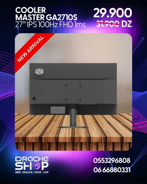 Ecran Cooler Master GA2710S 27 Pouces IPS FHD 100Hz 1ms