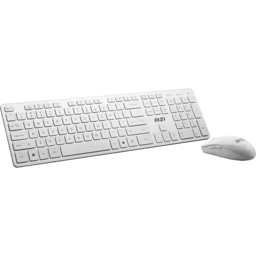 MSI COMBO CLAVIER + SOURIS SANS FIL - RF1430 BLACK & white
