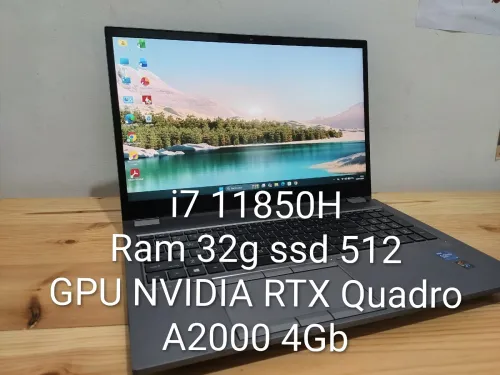 Workstation HP zbook Fury g8 4k 120hrz i7 11th rtx A2000 4g