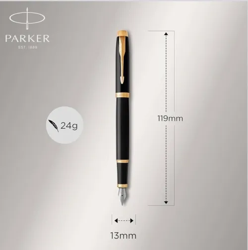 Coffret PARKER IM Duo. Stylo à plume et stylo à bille.