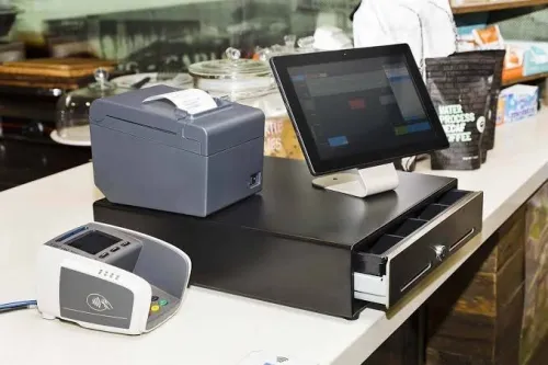 Materiel point de vente imprimante étiquettes Scanners Douchettes - Bi-optique - Tiroirs -