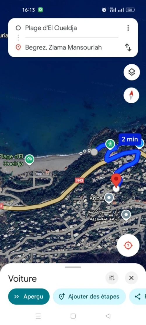 Location vacances Appartement F2 Jijel Ziama mansouriah