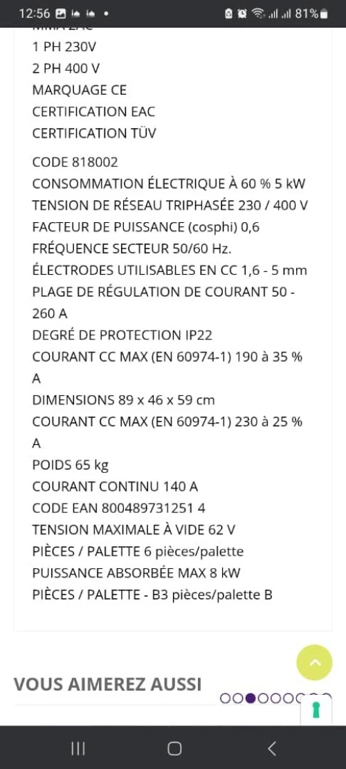 Poste à soudure ,souder الة التلحيم )بوست اسدور