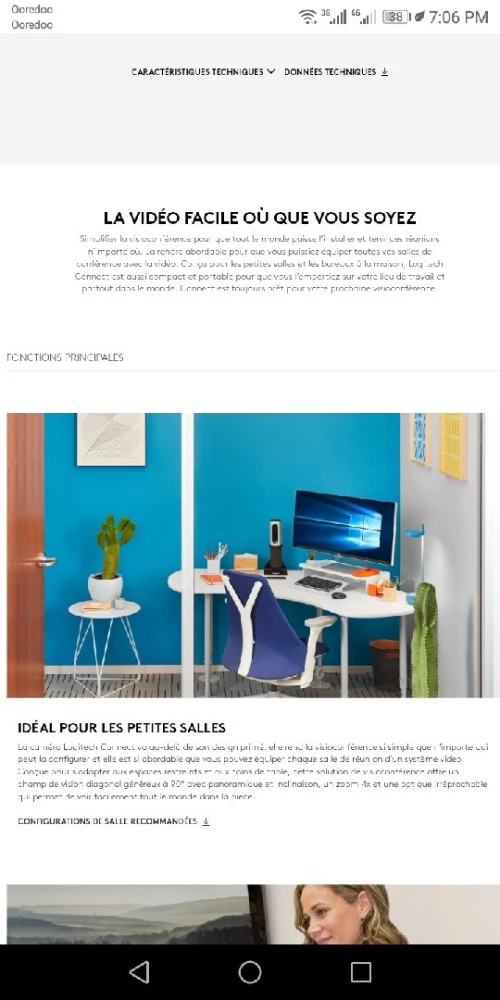 Caméra ConferenceCam portable avec haut-parleur Bluetooth