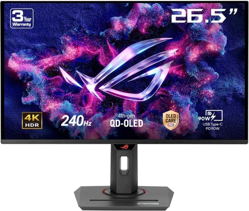 ASUS ROG Strix XG27UCDMG : 27" 4K QD-OLED 240Hz, 0.03ms, G-Sync, HDR 400 True Black, 99% DCI-P3, OLED Care Pro, Neo Sensor