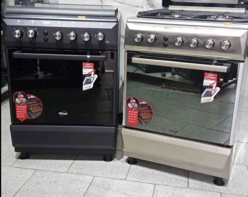 Cuisinier winor 4 feux inox et noir 