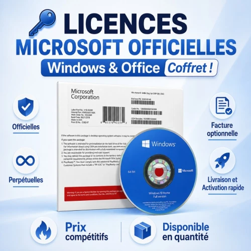 COFFRETS MICROSOFT OFFICIELS - Windows & Office