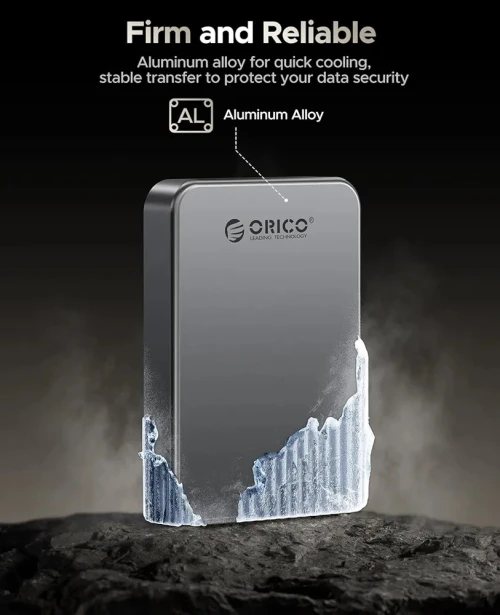 ORICO Disque SSD externe 512 Go jusqu'à 2000 Mo/s