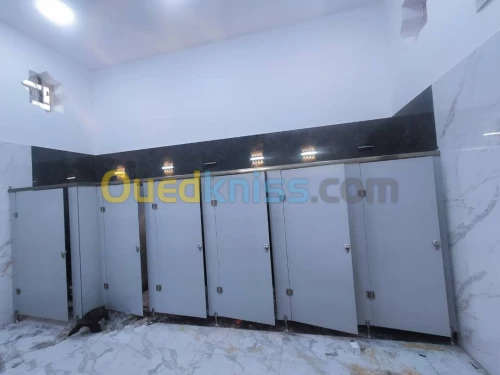 Cabine Sanitaire et Cassier Vestiaire en HPL 