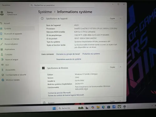 ASUS ROG Strix G15 Gaming Laptop performant