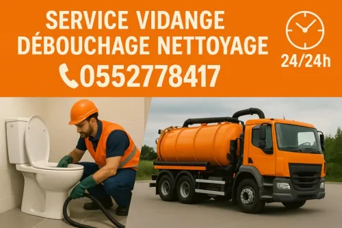 Camion débouchage nettoyage canalisation