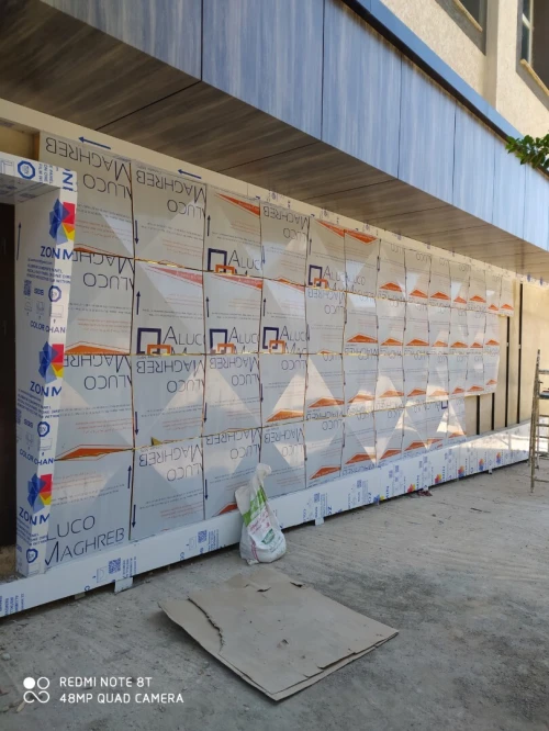 Façade ventilée ciramik terre cuite mure rideau 