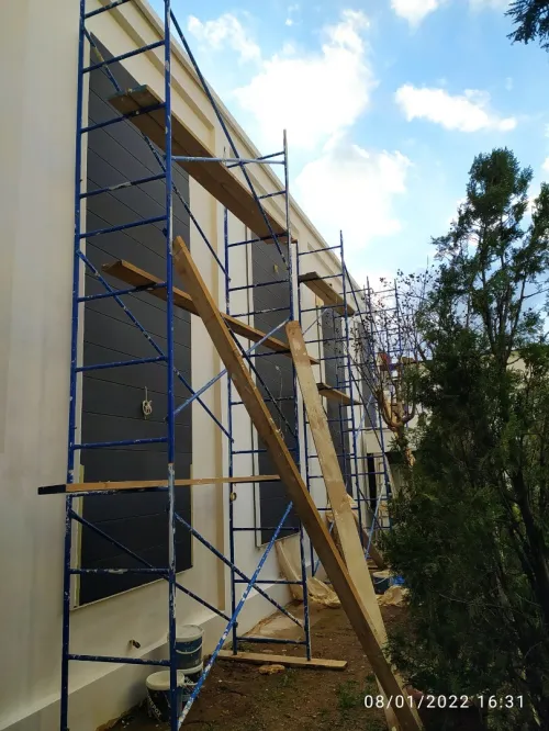 Façade ventilée ciramik terre cuite mure rideau 