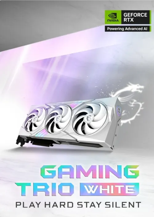 GeForce RTX 5070 12G GAMING TRIO OC WHITE