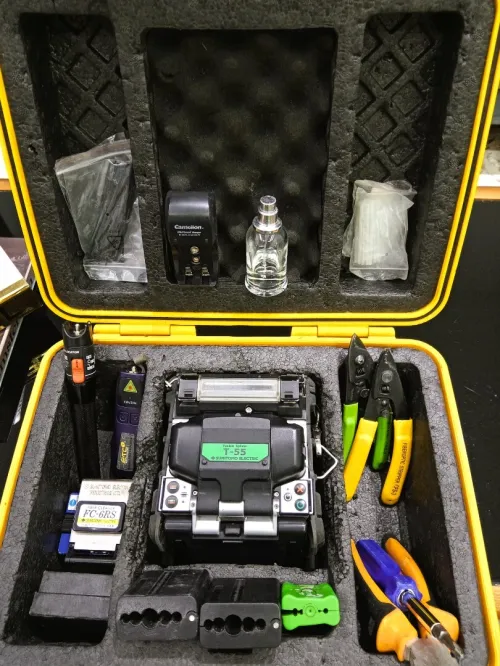 Soudeuse fibre optique professionnelle Sumitomo Electric T-55 Originale made in Japan - Kit Complet