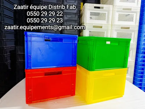 Caisse de rangement et palette