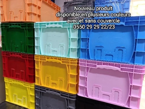 Caisse de rangement et palette