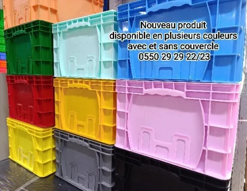 Caisse de rangement et palette