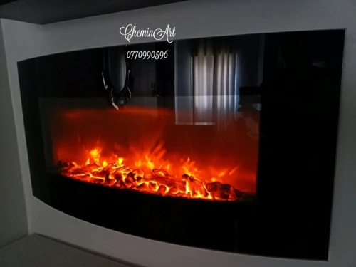 Cheminée électrique décorative 