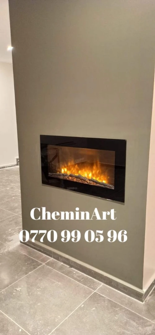 Cheminée électrique décorative chauffante