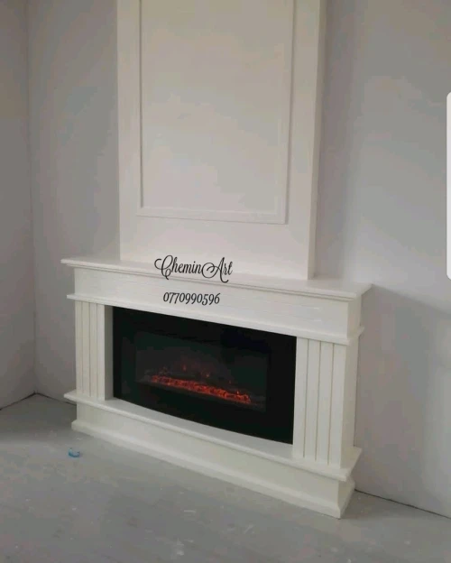 Cheminée électrique chauffante décorative