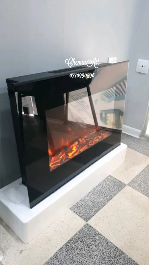 Cheminée électrique décorative 