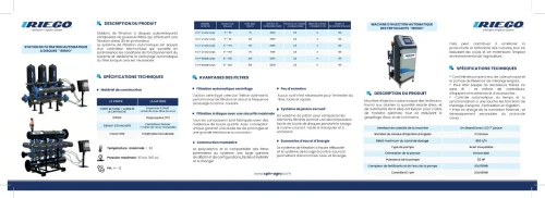 Station De Filtration Automatique A Disque (H) Double Corps IRIEGO