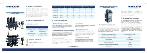 Station De Filtration Automatique A Disque (T) IRIEGO