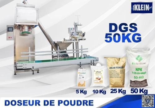 DOSEUR DE GRAIN ET POUDRE 5KG À 50 KG