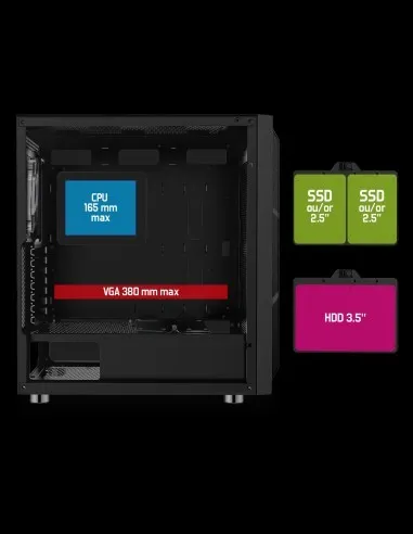 BOITIER PC SPIRIT OF GAMER GHOST 5 3ARGB EDITION