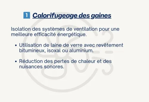 Isolation calorifuge 