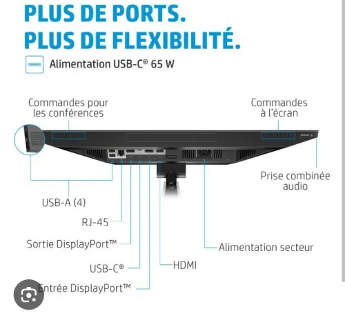 Moniteur Écran de conférence USB-C FHD HP E24m G4