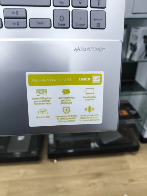 Asus VivoBook Go 15 RYZEN 5 7520U/16G DDR5/1T SSD NVME 3.0/15.6 FHD/Radeon 610M/WIN 11/ SOUS EMBALLA
