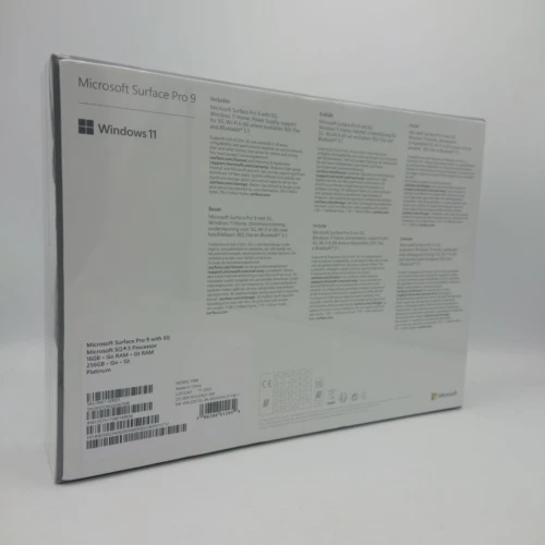 Microsoft Surface Pro 9 5G Microsoft SQ 3 16 Go LPDDR5 256 Go SSD 13 pouces Adreno 8CX Gen 3