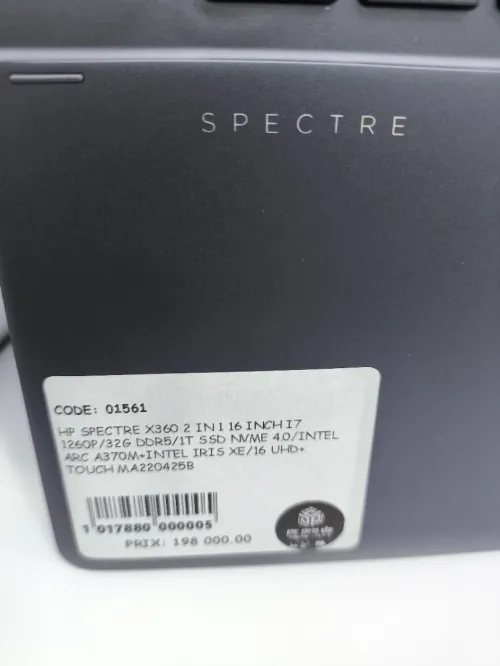 HP SPECTRE X360 2 IN 1 16 INCH I7 1260P EVO 32G LPDDR5X 1T NVME INTEL ARC A37OM 16 UHD+ OLED TACTILE
