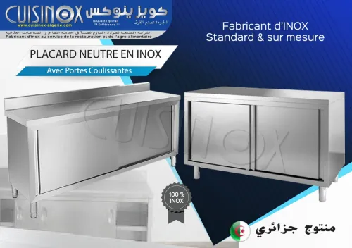 RAYONNAGE PLONGE INOX  TABLE  CHARIOT