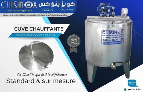 Différentes cuves inox au service agro-alimentaires